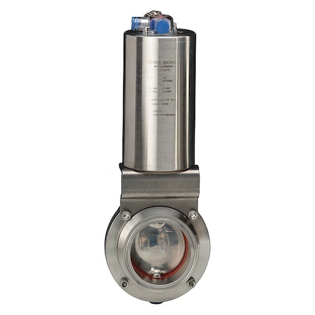 Butterfly Valve,T304 SS Body,2" Tube