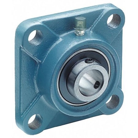Flange Bearing,4-Bolt,Ball,7/8" Bore