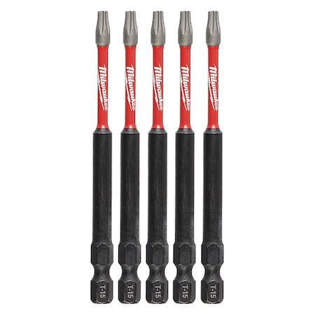 3-1/2 in. TORX T15 SHOCKWAVE Impact Duty Power Bit (5 pk)