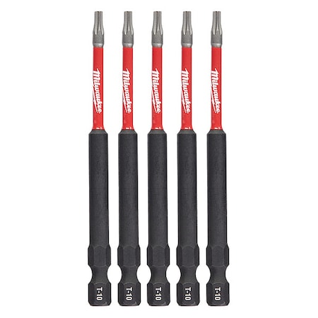 3-1/2 in. TORX T10 SHOCKWAVE Impact Duty Power Bit (5 pk)