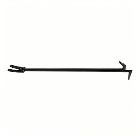 NY Hook, 5 ft. Black Powder Coat, w/ Chisel End