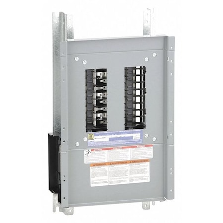 Panelboard Interior, QHB, QOB, QOB-VH, 18 Spaces, 100A, 120/240V AC, Convertible Main Lug, 3 Phase