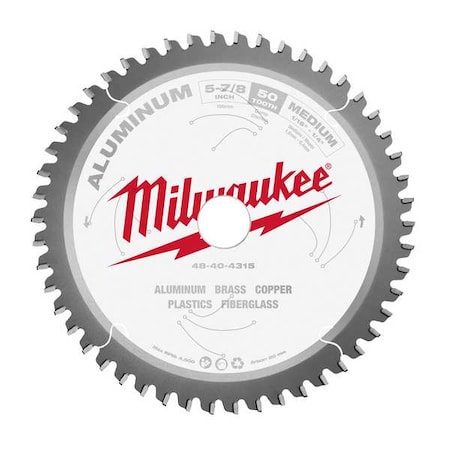 5 7/8 in. 50 Tooth Aluminum Cutting Circular Saw Blade (20mm Arbor)