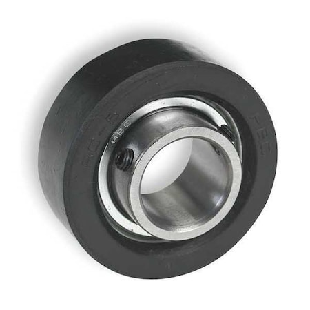 Rubber Mounted Bearing,Ball,3/4" Bore