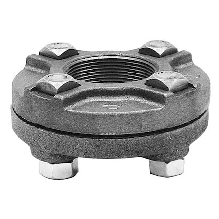 Union Flange Union, 2-1/2" Pipe, Flanged, Cast Iron, Class 125