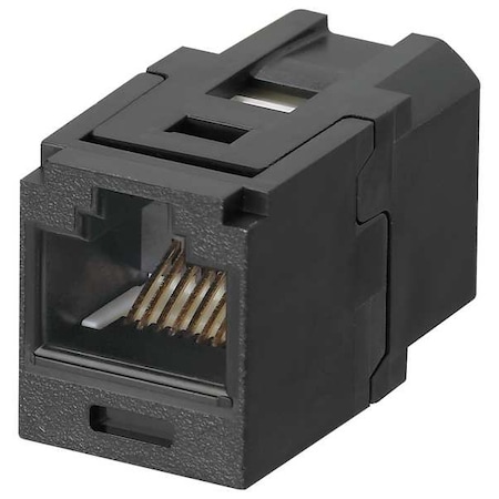 Coupler Module,RJ45,Cat6,Black