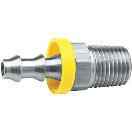 Push on Hose Fitting,3/4"x3/4",BarbxNPT