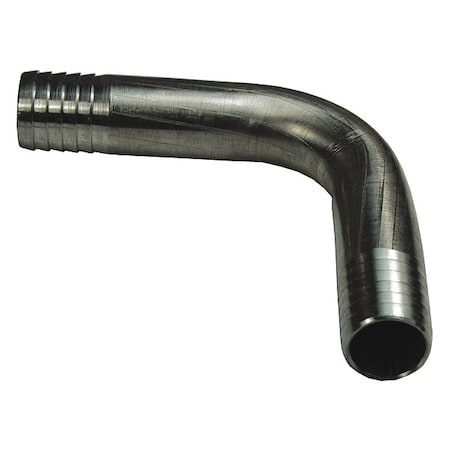 Barbed Hose Fitting,Hose ID 1/4",N/A