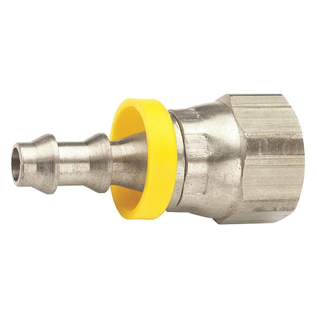 Push on Hose Fitting,3/4"x3/4",BarbxUNF