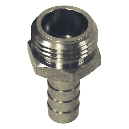 Garden Hose Repair Fitting,3/4" BarbxGHT