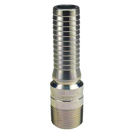 Barbed Hose Fitting,Hose ID 1-1/4",NPT
