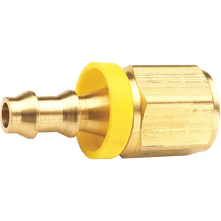 Push on Hose Fitting,3/4"x3/4",BarbxNPTF