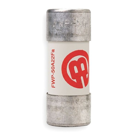 Semiconductor Fuse, FWP-A22F Series, 50A, Fast-Acting, 700V AC, Cylindrical