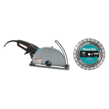 Masonry Saw, 14 in, 3800 RPM, 15 A