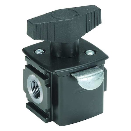 Lock Out Ball Valve,1/2 in. NPT,260 cfm