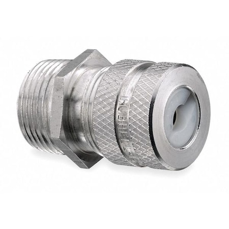 Liquid Tight Connector,1 in.,Yellow