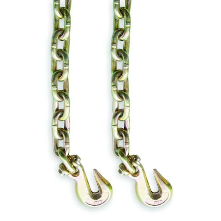 Binder Chain, L20Ft, L6600Lb, Clevis Grab
