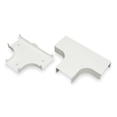 Tee Raceway, PN05 Series, 1 Channel, 2.93 in W, 0.625 in H, 4-3/4 in L, Ivory