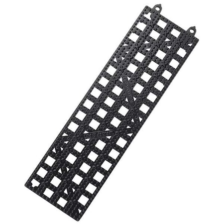 Bar Mat 12x3 1/2, Plastic Black