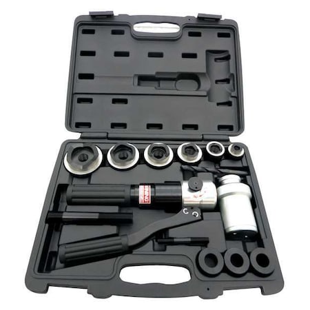 13 Piece Hydraulic Punch Driver Set, 11 ga.