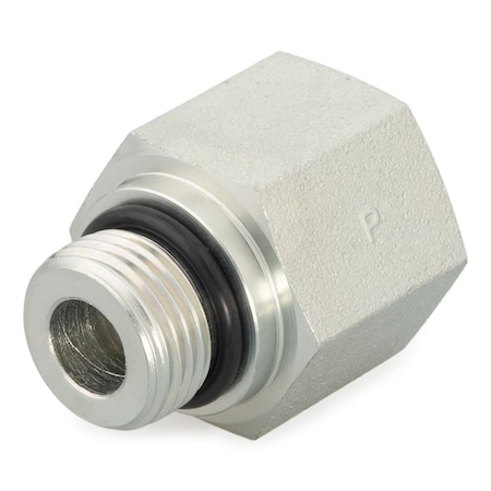 Straight Adapter, Steel, 5/8 x 1/4 in