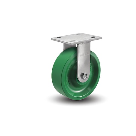5" X 2" Non-Marking Polyurethane X-Treme Rigid Caster, No Brake, Loads Up To 1000 lb