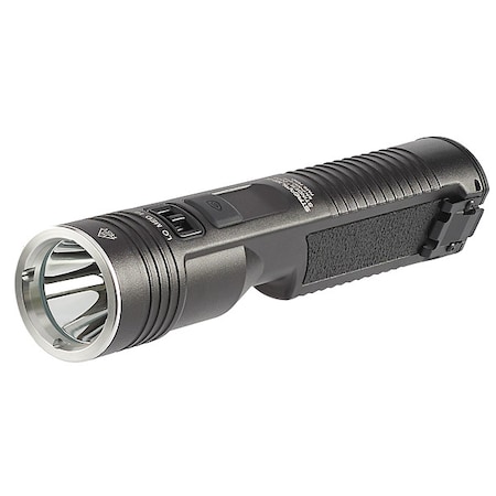 Rechargeable Flashlight, Black, 2000 lm