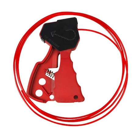 Cable Lockout Device,8 ft.,Nylon Cable
