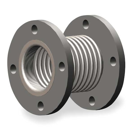3" Dia x 6" L SS Metal Expansion Joint