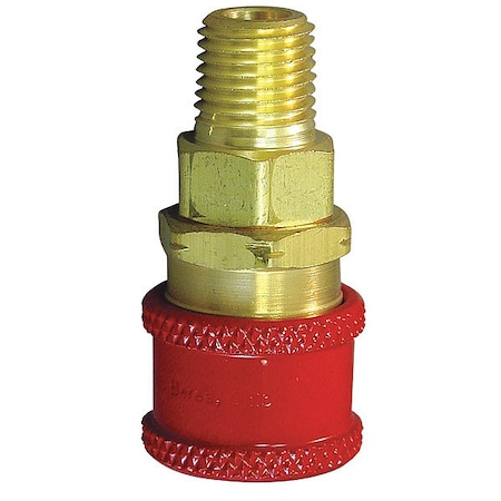 Coupler Body,(M)NPT,1/4,Brass