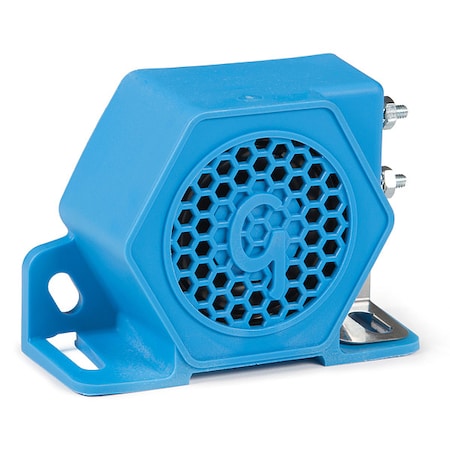 Back Up Alarm, Self-Grounding,97dB,Blue
