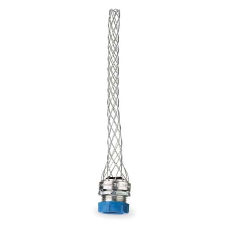 Dust Tight Grip, Straight, 2 in MNPT, Aluminum Body, Steel Grip, 13-1/4 in
