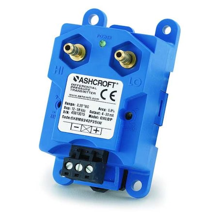 Pressure Transducer,Range 0 to 0.25 InWC