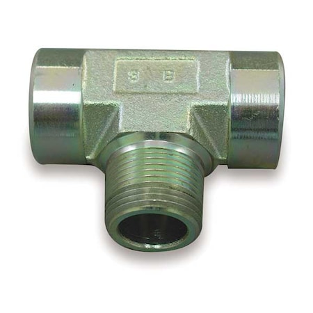 Adpt, MNPT-FNPT, 1/4-18, Tee, 1.76In