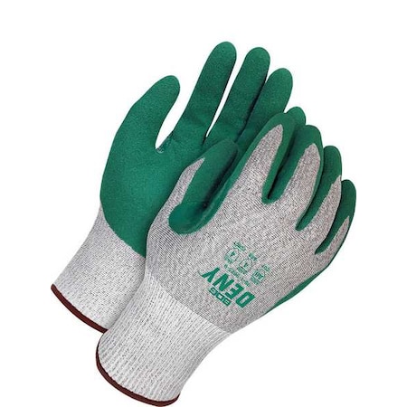 Cut-Resistant Coated Gloves, Cut Level A6 ,Dipped ,Nitrile ,Sandy ,M 1 PR