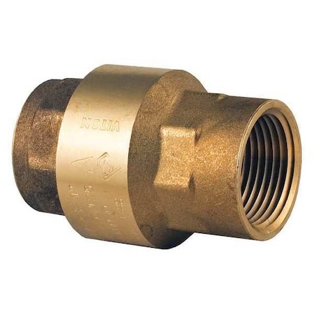 1-1/4" NPT Brass Spring Check Valve