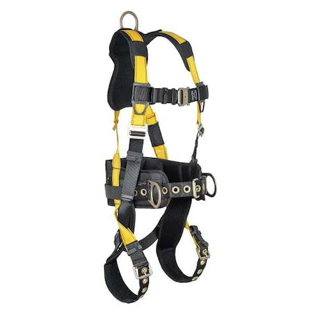 Not Applicable Full Body Harness, L/XL, 420 lb, Quick-Connect Chest/ Tongue Leg Straps