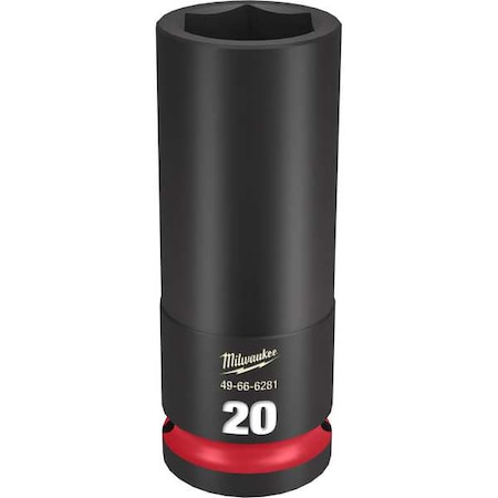 20mm SHOCKWAVE Impact Duty 1/2 in. Drive Deep Well 6 Point Impact Socket