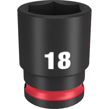 18mm SHOCKWAVE Impact Duty 3/8 in. Drive Standard 6 Point Impact Socket