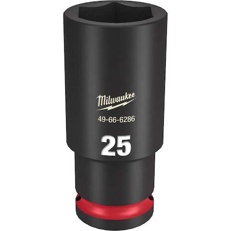 25mm SHOCKWAVE Impact Duty 1/2 in. Drive Deep Well 6 Point Impact Socket