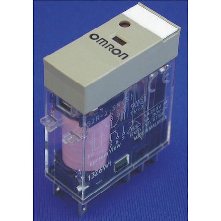 Plug-In, General Purpose Relay, Square, 5 A, 8 Pins, Quick Connect