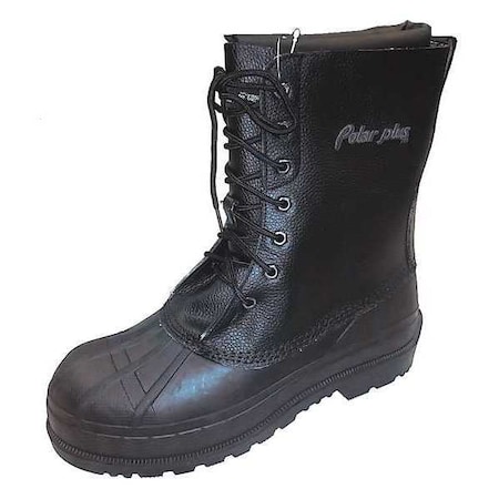 Men's 8-Inch Work Boot, 12 M, Steel Toe, 8 in H, Black, 5799-GR
