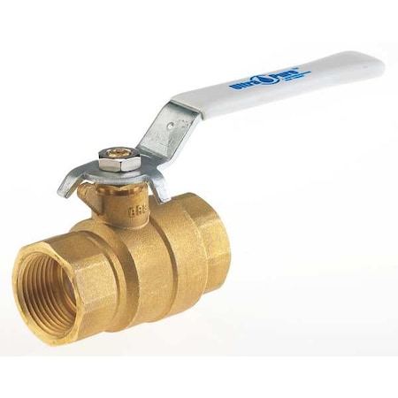 1" FNPT Brass Ball Valve Inline