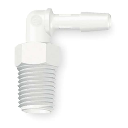 3/16" Barbed x 1/4" MNPT 90 Degree Elbow PK 10