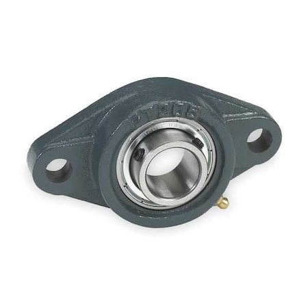Flange Bearing,2-Bolt,Ball,1/2" Bore