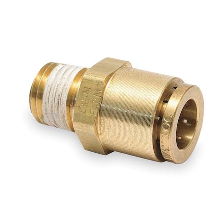 Strt,Brass,Push-Fit3/8in,NPTF1/8in