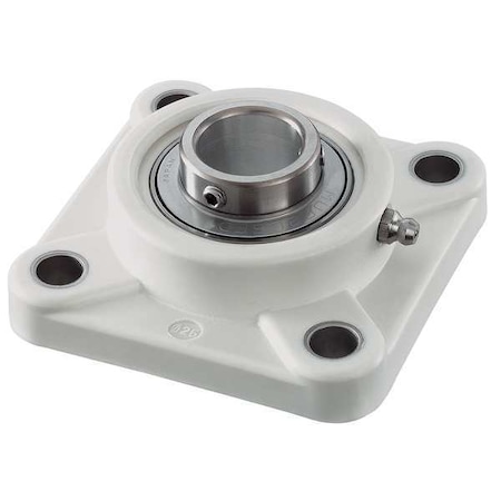 Flange Bearing, 4-Bolt, Ball, 1-1/2" Bore