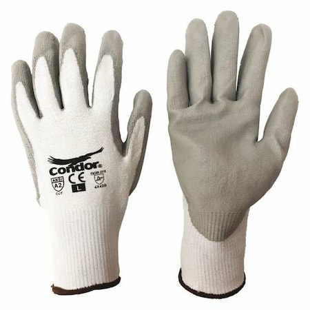 Cut-resistant glove, Cut Level A2 ,Polyurethane ,Smooth ,2XL 1 PR