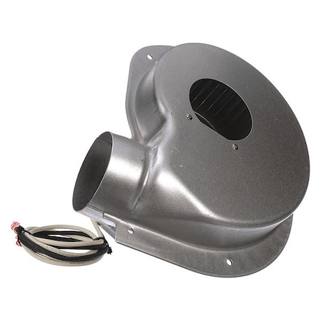 Round OEM Blower, 3200 RPM, 1 Phase, Direct, Steel 1 Speed