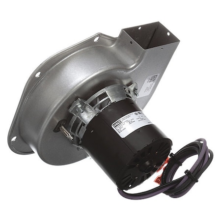Rectangular OEM Blower, 3200 RPM, 1 Phase, Direct, Steel 1 Speed